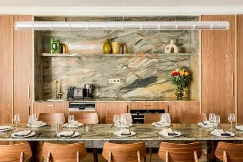 Cuisine et table en quartzite Fusion — Fusion