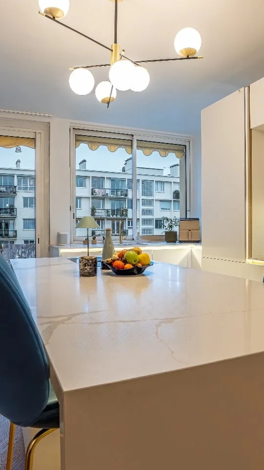 Cuisine en quartz Calacatta Gold Venato — Calacatta Gold Venato