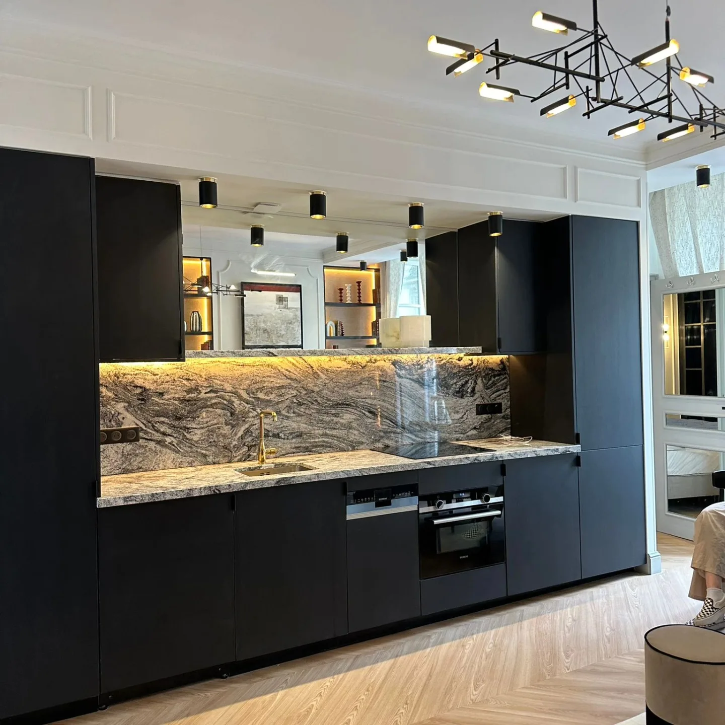 Cuisine en granit Viscount White — Viscount White